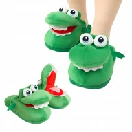 Buty dla dziewczynek - KAPCIE PANTOFLE DZIECIĘCE DLA DZIECI DO PRZEDSZKOLA DOMOWE CIEPŁE 37-39 - miniaturka - grafika 1