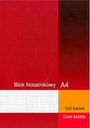 INTERDRUK Blok notatnikowy A4/100 kratka