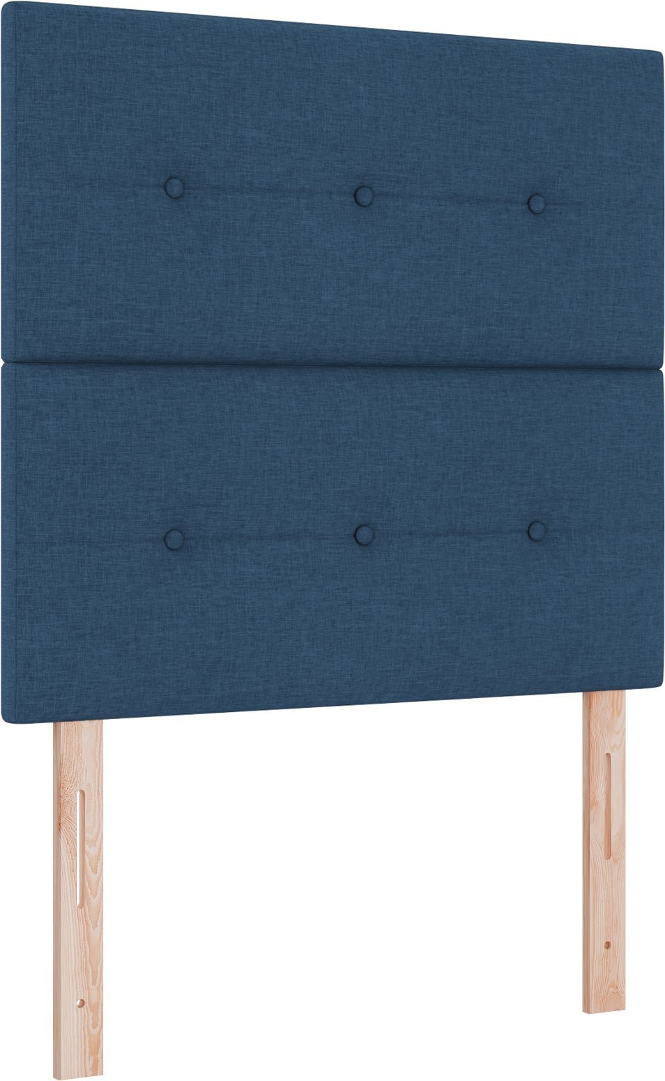 Łóżko z materacem i podświetleniem LED niebieskie 100x200 cm z materaca vidaXL