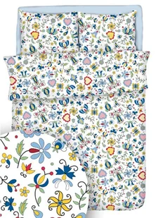 Komplet Pościeli Bawełnianej 160x200 2x70x80 Kaszuby Polski Producent 100% Bawełna - Pościel Komplet Pościeli Bawełnianej 160x200 2x70x80 Kaszuby Polski Producent 100% Bawełna - Pościel - miniaturka - grafika 1