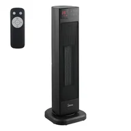 Ogrzewanie przenośne - Termowentylator z pilotem, obrotowy, 2000 W, 58 cm, czarny, NTH20-22ER, Midea - miniaturka - grafika 1