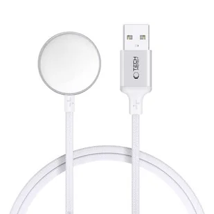 Ładowarka do smartwatcha TECH-PROTECT MC02 UltraBoost USB do Apple Watch 1 m Biały - Akcesoria do smartwatchy - miniaturka - grafika 1