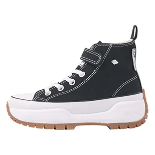 British Knights Kaya MID Fly dziewczęce sneakersy z wysokim stanem, Czarny, 32 EU - Buty dla dziewczynek - miniaturka - grafika 1
