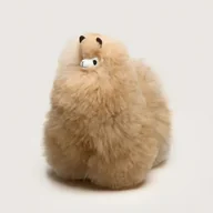 Maskotki i pluszaki - Huacaya - Przytulanka z naturalnej alpaki BLONDE 32 cm - miniaturka - grafika 1