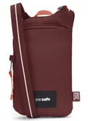 Torby męskie - Saszetka antykradzieżowa na dokumenty Pacsafe Go Tech Crossbody - garnet red - miniaturka - grafika 1