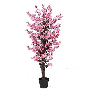 Leaf Design UK realistyczne sztuczne kwitnące drzewko, Twist Pink, 120 cm - Sztuczne drzewka - miniaturka - grafika 1