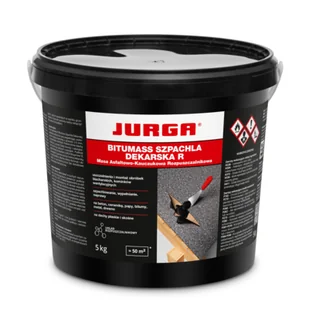 Masa asfaltowa BITUMASS szpachla dekarska R 5 kg JURGA - Pokrycia dachowe - miniaturka - grafika 1