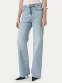 Spodnie damskie - Patrizia Pepe Jeansy 2P1772/D070-CB21 Niebieski jasny Straight Fit - miniaturka - grafika 1