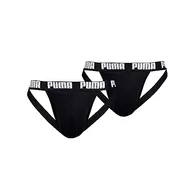 Paski - PUMA Męski pasek Jockstrap (2 sztuki), Czarny, XL - miniaturka - grafika 1