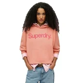 Bluzy damskie - Damska bluza z kapturem Core Logo City Superdry - miniaturka - grafika 1