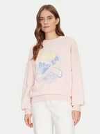 Bluzy damskie - Guess Bluza W5GQ16 K68I4 Różowy Regular Fit - miniaturka - grafika 1