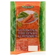 Mieszanki warzywne, sałatki - Gotowana marchewka z groszkiem 500 g - miniaturka - grafika 1