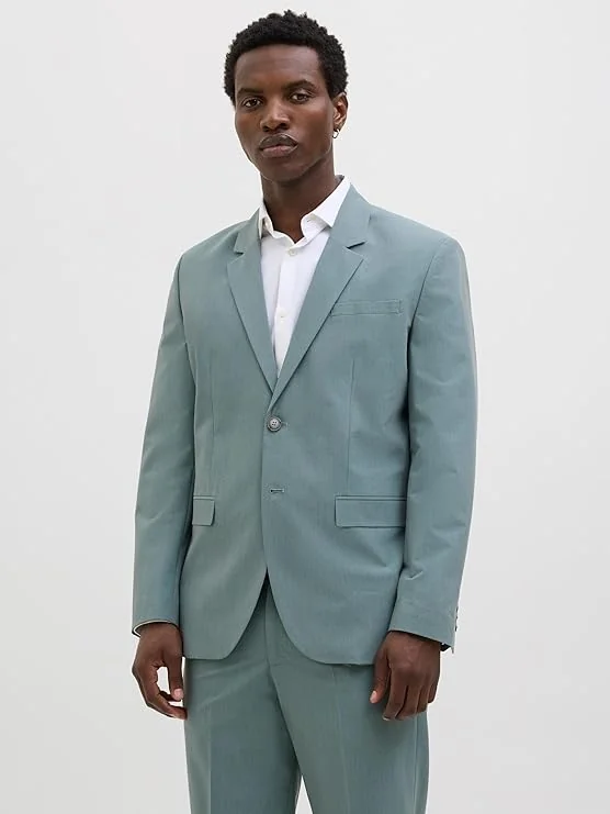 JACK AND JONES ZIELONA MARYNARKA SLIM NA GUZIKI ELEGANCKA 48 7CA