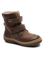 Botki damskie - bisgaard Skórzane botki zimowe w kolorze brązowym - miniaturka - grafika 1