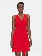 Sukienki - Morgan Sukienka koktajlowa 241-ROSVAL M Czerwony Regular Fit - miniaturka - grafika 1