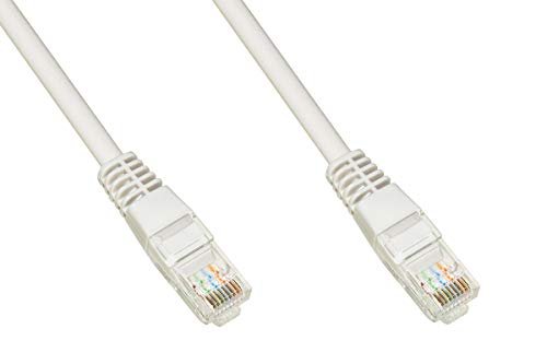 Kabel sieciowy UTP CAT.5E nieekranowany 1,5 m kolor szary