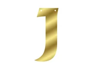 Dekoracje sali - Baner Personalizowany łączony - litera J - miniaturka - grafika 1
