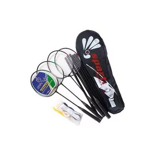 Zestaw do badmintona Spartan Sport Badminton Set - rakietki, lotki, siatka, słup - Badminton - miniaturka - grafika 1