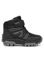 Buty dla chłopców - Geox Kozaki J Himalaya Boy B Abx J46FRD 050FU C9999 D Czarny - miniaturka - grafika 1