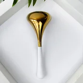 Masażery - Zimne łyżki do masażu twarzy CRYO ze stali nierdzewnej YEYE Złoty - miniaturka - grafika 1