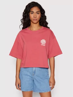 Koszulki i topy damskie - Wrangler T-Shirt W7S2GFXGH Czerwony Boxy Fit M, S, XS - grafika 1
