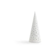 Świeczniki - Biały świąteczny świecznik z porcelany kostnej Kähler Design Nobili, wys. 25,5 cm - miniaturka - grafika 1