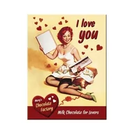 Dekoracje domu - Art Nostalgic 14261 Say IT 50 's i Love You Chocolate Magnet, 8 x 6 cm 14261 - miniaturka - grafika 1