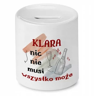 Skarbonka dla Klary na Urodziny Idealny Prezent z Nadrukiem ze Zdjęciem - Skarbonki - miniaturka - grafika 1