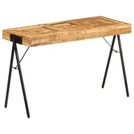 Biurka - vidaXL Biurko z litego drewna mango, 118 x 50 x 75 cm vidaXL - miniaturka - grafika 1
