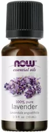 Aromaterapia - Now® Foods Olejek eteryczny NOW, olejek lawendowy 100% Pure (olejek eteryczny z lawendy), 10 ml - miniaturka - grafika 1
