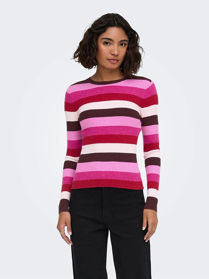 ONLY Sweter w kolorze różowym