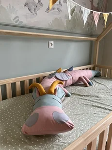 Ochraniacz poduszka jednorożec smok - Kołdry i poduszki dla dzieci Ochraniacz poduszka jednorożec smok - Kołdry i poduszki dla dzieci - miniaturka - grafika 1