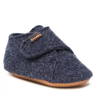 Buty dla chłopców - Kapcie Froddo Prewalkers Wooly G1170002 Dark Blue 0 - grafika 1