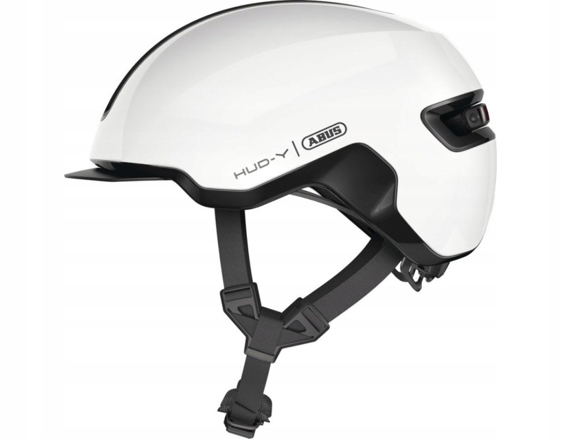 Kask rowerowy Abus Hud-Y shiny white 91986 r. S 51-55 cm Biały