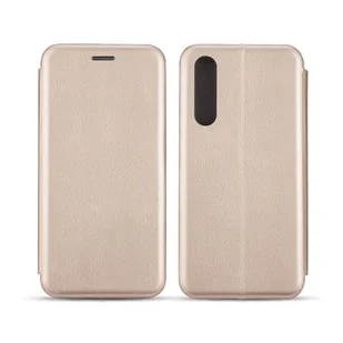 NoName Etui Book Magnetic Huawei P30 złoty /gold - Etui i futerały do telefonów - miniaturka - grafika 1