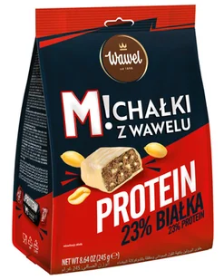 Cukierki Proteinowe Białkowe Michałki Protein 23% Białka Wawel 245g - Cukierki - miniaturka - grafika 1
