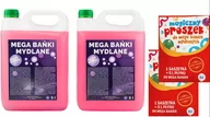 Bańki mydlane - 20 LITRÓW PŁYNU DO BANIEK MYDLANYCH 10 L GOTOWE + 2 PROSZKI NA KOLEJNE 10 LITRÓW MEGA FUN - miniaturka - grafika 1