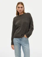 Swetry damskie - Vero Moda Sweter Boom 10320463 Brązowy Loose Fit - miniaturka - grafika 1