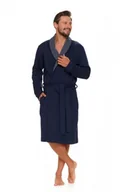 Szlafroki męskie - Doctor nap SMW 5283 navy blue plus szlafrok męski - doctornap - miniaturka - grafika 1