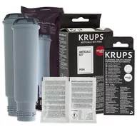 Akcesoria i części do ekspresów do kawy - Zestaw Krups Filtr KRUPS F08801 2szt, Odkamieniacz Krups F054, Tabletki KRUPS XS3000 10szt, - miniaturka - grafika 1