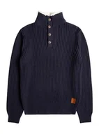 Swetry męskie - Quiksilver Kardigan BOULEVARD DES PLAGES UPD męski niebieski XL - miniaturka - grafika 1