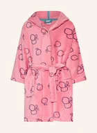 Szlafroki dla dzieci - Sanetta Szlafrok Z Kapturem rosa - miniaturka - grafika 1