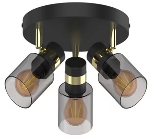 Asti lampa sufitowa (spot) 3-punktowa czarna/złota JP03C-SP-03R-BG.442 - Lampy sufitowe - miniaturka - grafika 1
