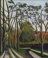 Plakaty - The Past and the Present, or Philosophical Thought, Henri Rousseau - plakat 50x70 cm - miniaturka - grafika 1