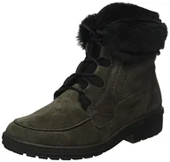 Kozaki damskie - Ganter Damskie kozaki Kathy, szerokość K z krótką cholewką, szare (antracytowe/czarne 6201), 35,5 EU (3 UK) - miniaturka - grafika 1