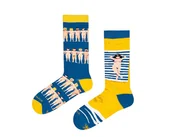 Skarpetki męskie - Skarpetki nie do pary - Chałupy i golasy na plaży 41-46 - miniaturka - grafika 1