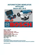 Sprzęt geodezyjny - Bosch NIWELATOR GOL 26 G + BT160+GR500 - miniaturka - grafika 1
