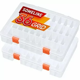 Plastikowe Pudełko Do Przechowywania Someline, Pudełka Asortymentowe Na Drobne Części, Koraliki, Kolczyki, Pudełko Na Biżuterię, Regulowane Pudełko .. - Meble modułowe i akcesoria - miniaturka - grafika 1