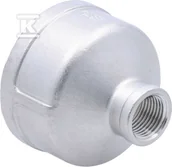Łączniki, trójniki, kształtki - Mufa gwintowana ze stali nierdzewnej redukcyjna 2" x 1/2" - miniaturka - grafika 1