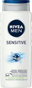 Żele pod prysznic dla mężczyzn - NIVEA MEN SENSITIVE Żel pod prysznic do mycia męski 500ml x4 + Kosmetyczka - miniaturka - grafika 1